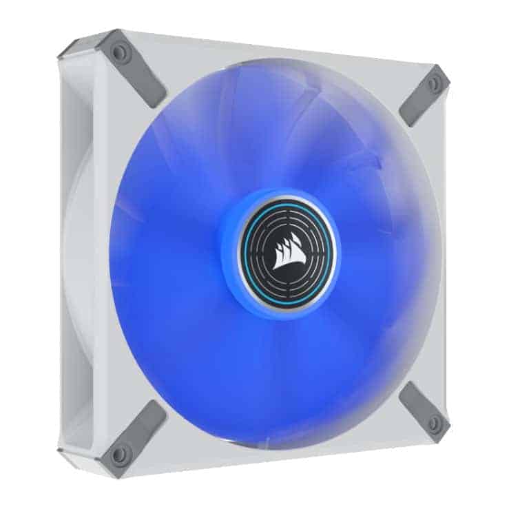 (image for) Corsair ML140 LED ELITE 140mm Blue LED Fan Single Pack White